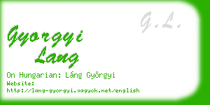 gyorgyi lang business card